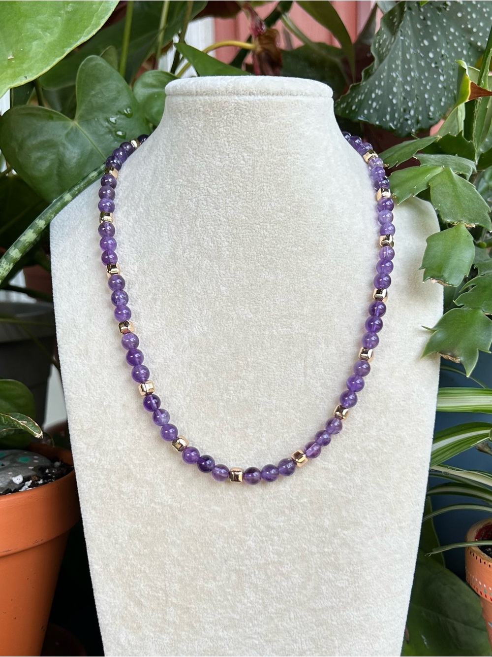 Amethyst necklace